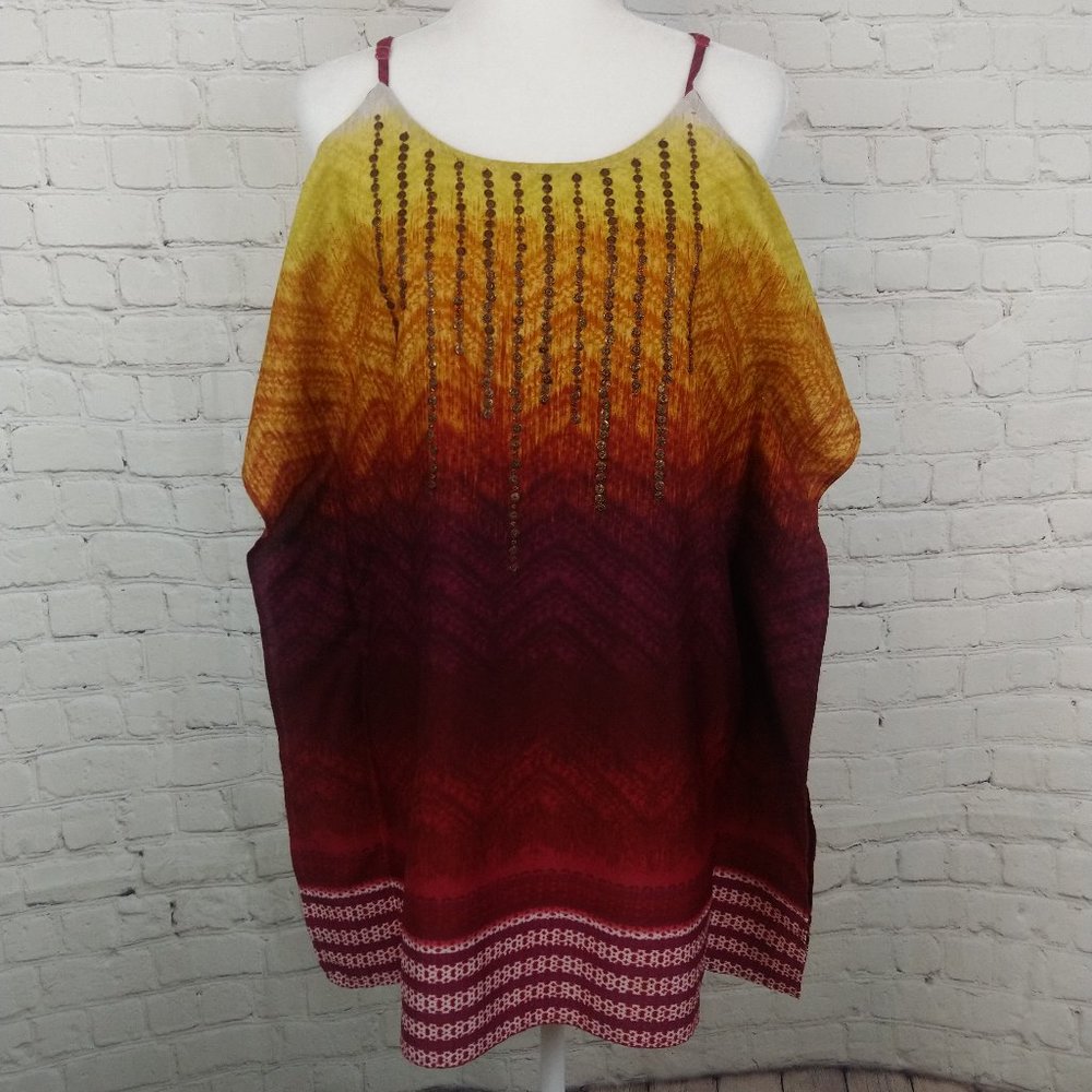 Jessica Simpson Multi-colored Blouse Size S